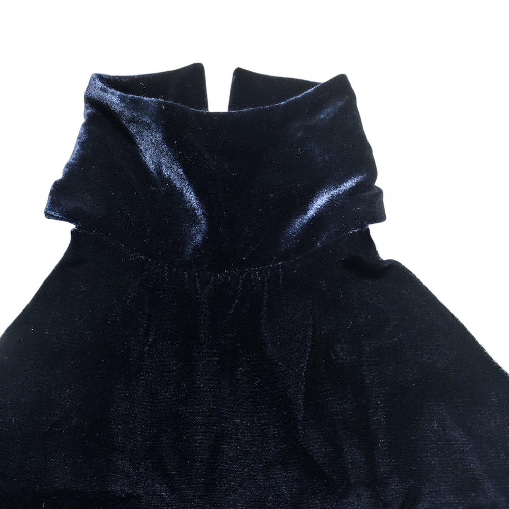 Ralph Lauren Navy Velvet Halter Top NWT Size 6 - Picture 3 of 12